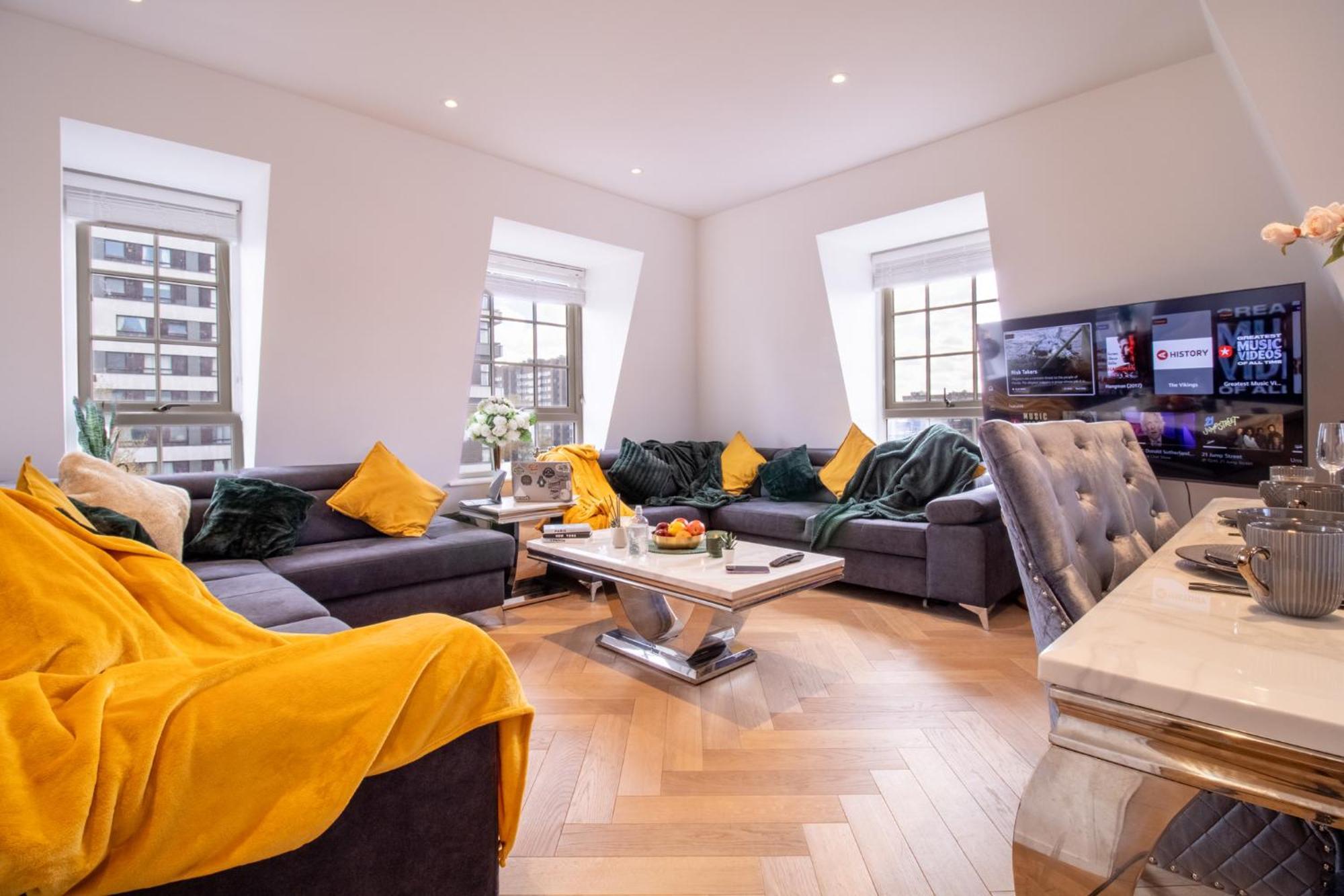 Elegant 3-Bedroom Penthouse In Marble Arch 70 Londres Exterior foto